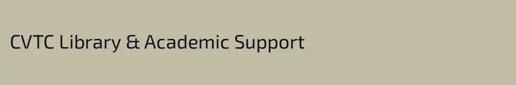 CVTC Library & Academic Support
